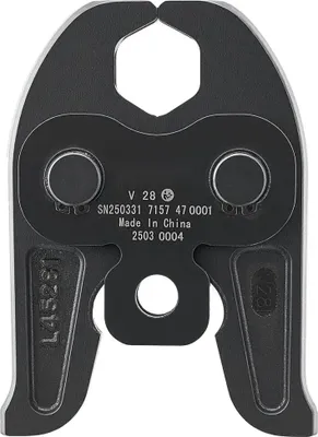 Image de V28 Pince à sertir 28mm - Convient pour les tubes en acier inoxydable en forme de V - Pince à sertir de haute qualité