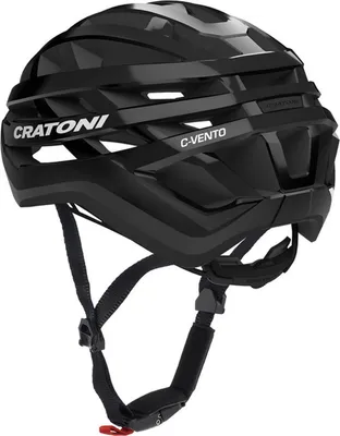 Productafbeelding van Fietshelm Cratoni C-Vento, zwart, glanzend/mat, maat M/L (56-60 cm)