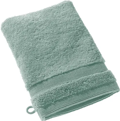 Immagine prodotto di Guanto di lavaggio della collezione SCHÖNER WOHNEN CUDDLY verde lime 16 x 21 cm