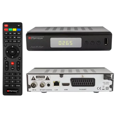 Produktbild von RED Opticum TERRA HD 265 HEVC H.265 DVB-T/T2 Receiver