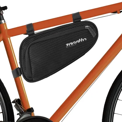 Obrázek produktu pro Zagatto Cyklistická brašna taška na kolo na rám kola prostorný vodotěsný 2L Černá ZG1105
