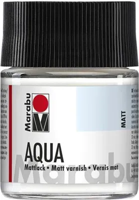 Produktbild von Marabu Mattlack Aqua, matt, 50 ml, im Glas