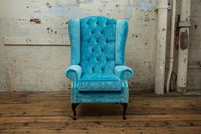 Produktbild von Chesterfield Sofa Sessel Couch Polster 1 Sitzer Leder Ohrensessel Polster