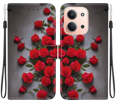 Produktbild von Klapp Handyhülle Kunstleder für Xiaomi Redmi 15C 5G / 4G Kartenfach Motiv