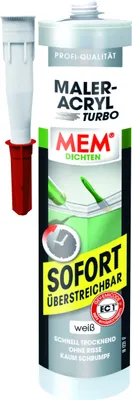 Produktbild von MEM Maler Acryl Turbo weiß 300 ml