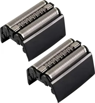 Produktbild von 2X Scherkopf für Braun Series 5, 52B/52S, Ersatzscherkopf kompatibel Braun, Rasierkopf austauschbar, waschbar, Kombipack