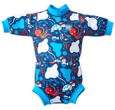 Productafbeelding van Splash About Baby Happy Zwempak van neopreen, motief "Onder de zee", geschikt voor baby's van 3 tot 8 maanden