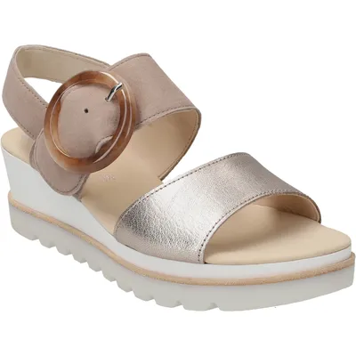 Produktbild von Gabor Sandalette 84.645.62, Rauleder, Beige, Damen