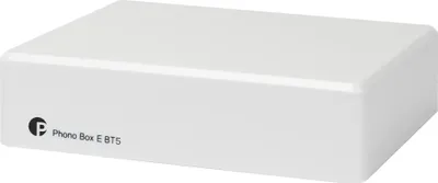 Zdjęcie produktu dla Pro-Ject PHONO-BOX-E-BT-5-WHITE, Biały, 20 - 20000 Hz, 47000 Ω, 34 dB, 0,02%, 0,5 A