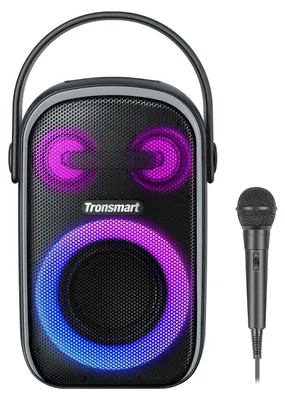 Image de Haut-parleur Bluetooth portable - Halo 110 - 60 W - Microphone intégré - Étanchité IPX6 - Bluetooth 5.3 - Jusqu'à 18 heures d'autonomie - Noir