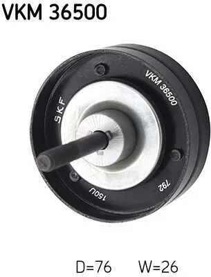 Produktbild von SKF VKM 36500 Umlenkrolle Keilrippenriemen für VOLVO V70 I (875, 876) 850 Kombi (855) S80 I (184) 850 Limousine (854) S70 (874)