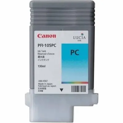 Produktbild von Canon PFI-105PC, Cyan, Pigment cyan, PROGRAF iPF6300/ iPF6350