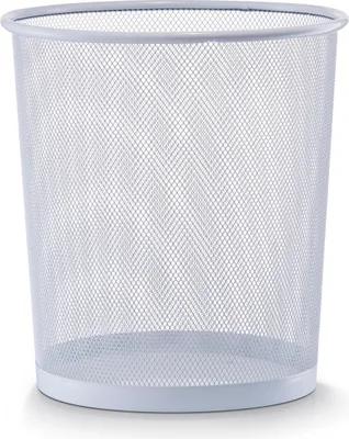 Produktbild von Zeller Papierkorb, weiß, Mesh Ø26x28