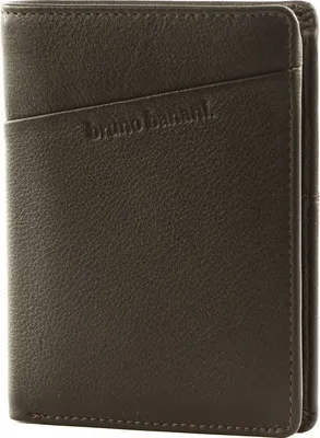 Produktbild von bruno banani Leder Geldbörse Wallet Brown dunkelbraun