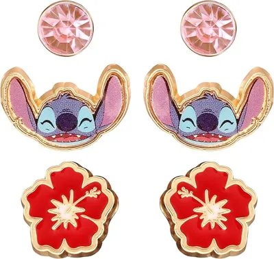 Produktbild von Disney Stitch Set 3 Paar Ohrringe