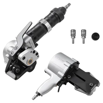 Produktbild von VEVOR Pneumatische Stahlbandmaschine, 8500 N Spannkraft, Metallbandwerkzeug Spanner und Cutter Dichtmaschine für 19 mm breites Metallband, Schwerlast-Splittyp-Presse für hochfeste Verpackungen, 32 mm