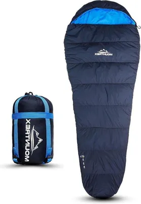 Produktbild von Famanu Mumienschlafsack Ultraleicht und Kompakt - 3-4 Jahreszeiten - Sommerschlafsack (205 x 80 cm) - Koppelbar