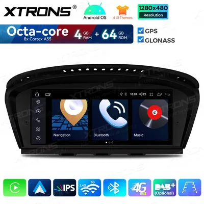 Produktbild von QDB8060CC 8,8 Zoll 4 + 64 GB Android Car GPS Multimedia Player mit integriertem CarPlay und Android Auto für BMW 3/5 Serie CCC