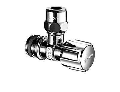 Produktbild von Eckregulierventil verchromt 3/8 Zoll selbstdichtend / Eckventil COMFORT / Anschlussarmatur / Armatur Ventil