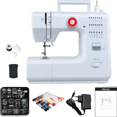 Immagine prodotto di Macchina per cucire elettrica, 20 punti integrati, lavorazione versatile dei tessuti, design di facile utilizzo