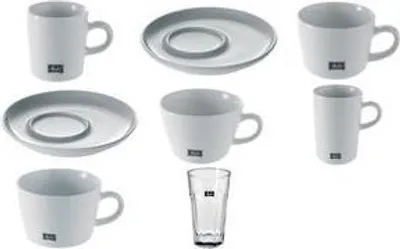Obrázok produktu pre Melitta šálka na cappuccino "M-Cups", biela, 0,25 l, z porcelánu, výška: 65 mm, s držadlom - 6 kusov (18907)