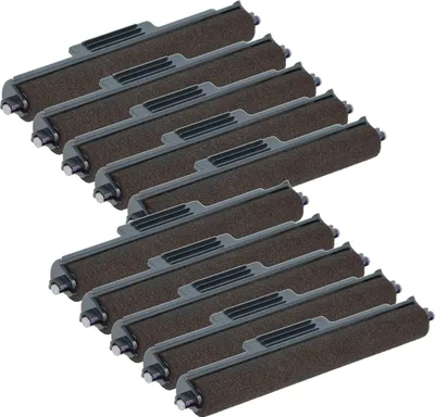 Produktbild von vhbw 10x Farbrolle, Farbwalze Violett Ersatz für Epson Gr. 750, IR93 für Taschenrechner, Registrierkasse