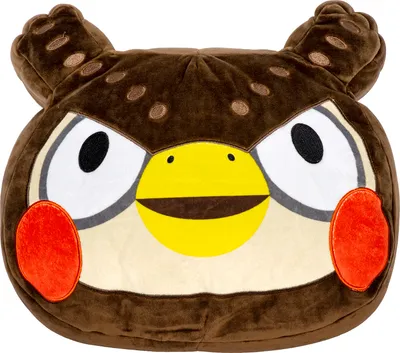 Image de Peluche Blathers – Animal Crossing Mocchi Plush (14 x 36 x 29 cm), ultra douce et riche en détails, idéale pour les câlins et pour être exposée Produit sous licence officielle