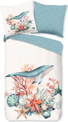 Produktbild von Duvet cover Good Morning 135x200 + 1* 80x80 cm - maritime/sea theme