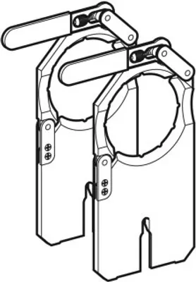 Produktbild von Geberit 359814001 Set Aufspannplatten d110