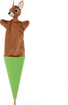 Produktbild von Tütenkasper / Tütenpuppen Hirsch 56 cm Mehrfarbig, 11378B