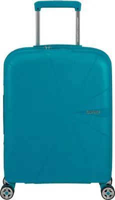 Image de American Tourister trolley Starvibe Spinner 55 / 20 EXP TSA Verdigris turquoise 57cm