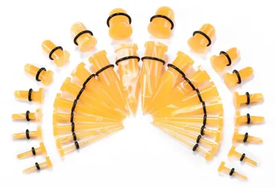 Productafbeelding van 36-delige Acrylaat Piercing Set - Diverse Kleuren