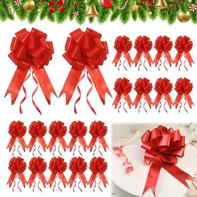 Immagine prodotto di Fiocchi rossi da regalo - Decorazioni decorative - 30 pezzi