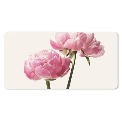 Produktbild von MuchoWow® Schreibtischunterlage Blumen - Blüte - Rosa 80x40 cm - XXL Mauspad - Gaming Mauspad