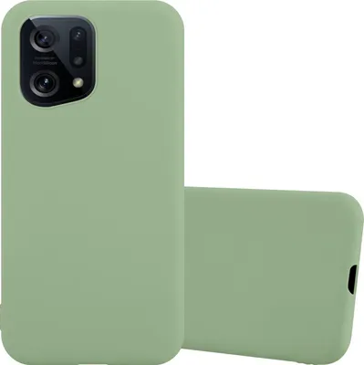 Produktbild von Cadorabo Hülle für Oppo FIND X5 Schutzhülle in Grün Handyhülle TPU Silikon Etui Case Cover