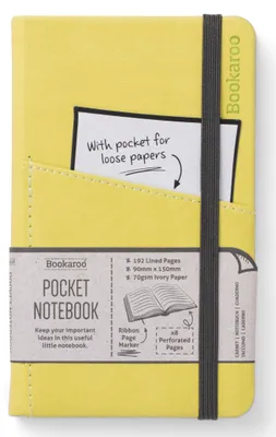 Immagine prodotto di Bookaroo Pocket Notebook A6 Journal Lime – Lingua: Inglese