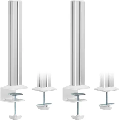 Produktbild von INLINE Slatwall Befestigungssaeulen Aluminium fuer Tischhalterung Panel 2er
