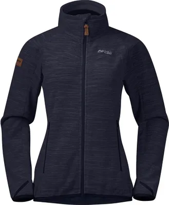 Produktbild von Bergans Hareid Fleece W Jacket NoHood - Dark Navy - XS
