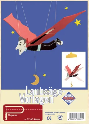 Produktbild von Pebaro Laubsägevorlage Vampir