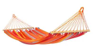 Produktbild von Einzel-Stabhängematte La Siesta 300 x 140 cm orange
