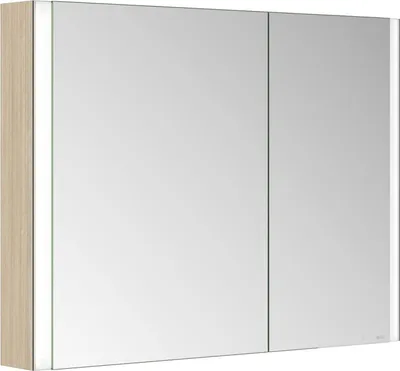 Image de KEUCO SOMARIS Armoire de toilette murale 2 portes, asymétrique, 1000mm, 14503852200