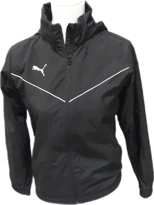 Produktbild von Puma Kinder teamRISE All Weather JKT Jr Windbreaker schwarz White 152 Athletic