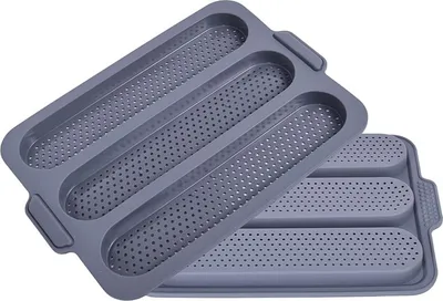 Immagine prodotto di Stampo in silicone Brunbeste per la cottura di 3 baguette 43850