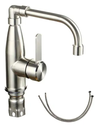 Productafbeelding van Solidchoice - RVS Keukenkraan met Drie Wegen voor Warm en Koud Water