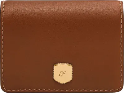 Produktbild von FOSSIL Geldbörse Lennox Small Flap Wallet Medium Brown braun