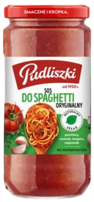 Zdjęcie produktu dla Pudliszki Sos do spaghetti oryginalny 480g