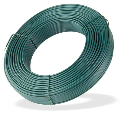 Draht Zaundraht Bindedraht Spanndraht Grün Wickeldraht Maschendraht Zaun Maschendrahtzaun Wildzaun 110m 31mm 921802 31306 4031765313063