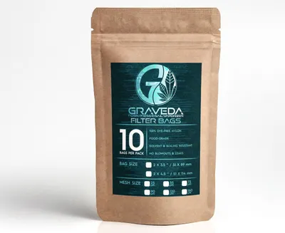 Produktbild von Graveda Rosin Bags - Wiederverwendbare Filterbeutel zur Herstellung von Rosin