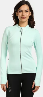 Imagen del producto de Sudadera de forro polar para mujer KILPI LAJEN-W VL0206KI, color menta, talla 44