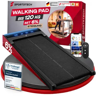 Produktbild von Sportstech Laufband sWalk_Lite | LED-Feedback | 1-6 km/h Geschwindigkeit